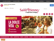 Tablet Screenshot of mairie-st-etienne.fr